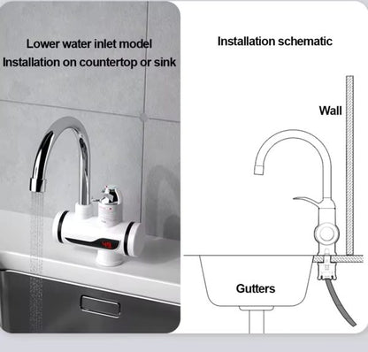 Electric Water Heating Faucet tap For Home Use