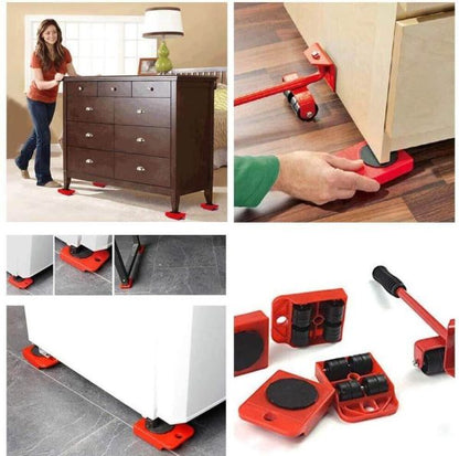 (5 In 1) Heavy Furniture Move Tool Transport Lifter