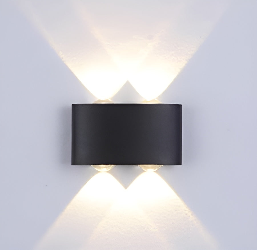 Up Down 2, 4, 8 Side Light Outdoor, U Shape Fancy Led Light For Wall